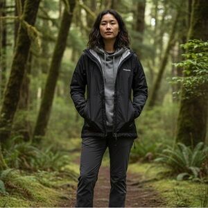 Patagonia Women's h2no Black Raincoat